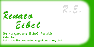 renato eibel business card
